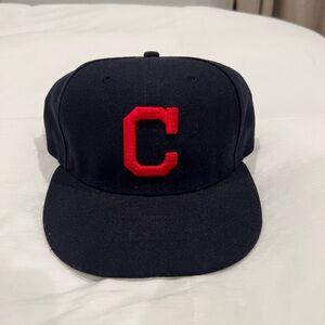 Cleveland Indians fitted hat size 7